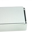 V&M 1590B Alu Projekt Box/Gehäuse, Silber, Schiebe-Magnetverschluss, 108x57x28 (innen)