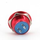 V&M Mini Push Button, Ø?12mm, Red