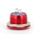 V&M 12mm Vandal/Push Button, Extremely Short - 12.6 (14.6mm), 12V, 50mA - Red