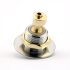 V&M 510 Squonker connector, 22mm silver (stainless steel) + Vari nut medium