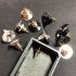 V&M 510 Squonker Konnektor, 22mm Silber (Edelstahl)  + Vari-Nuss groß