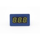 V&M Aluminum Bezel for Voltmeter 0.28" Blue