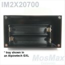MosMax accumulator/battery holder for 2 x 20/21700 Li-Ion cell, solder connection