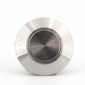 V&M Mini Push Button, Ø?12mm, Silver (stainless steel)