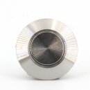 V&M 12mm Vandalen/Druck Taster, extrem kurz - 12,6 (14,6mm), 12V, 50mA - Silber