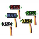 V&M Voltmeter 0.28", 3 Kabel, verschiedene Farben