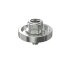 ModDog Nano 510 squonker connector, 22mm silver / black nut lock ring black plus nut & lock ring