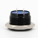 V&M 16mm Vandalen/Druck Taster, extrem kurz - 12,3...