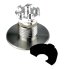 ReseT ModS 510 Squoker V3, Top Cap 22mm Ø, 1mm Dicke + Nuss + Lock-Ring