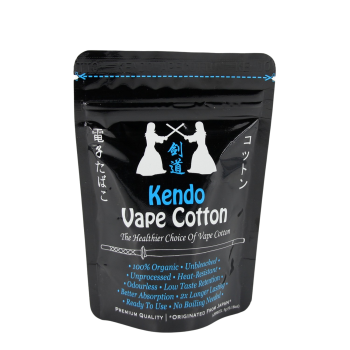 Kendo Vape Cotton - Certified Organic Japanese Muji Cotton