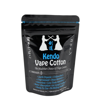 Kendo Vape Cotton - certified organic Japanese Muji absorbent cotton