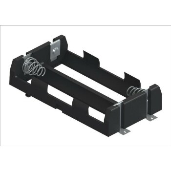 Keystone 1124 battery holder for 2 x 21700 Li-Ion cell - surface mount -