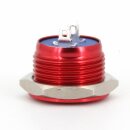 V&M 16mm Vandalen/Druck Taster, extrem kurz - 12,3...