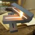 3D LED Night Light Lamp Base/Rectangular Genuine Wood USB