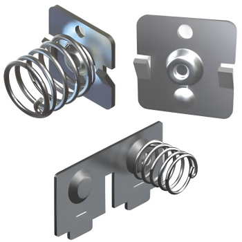6 x keystone plug-in contact for AAA cells, 2 x 5203 + 2 x 5225 + 2 x 5214