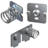 6 x keystone plug-in contact for AAA cells, 2 x 5203 + 2 x 5225 + 2 x 5214