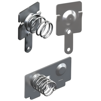 6 x keystone plug-in contact with solder lug for AAA cells, 2 x 5204 / 5226 / 5213 each