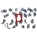 Keystone Contacts/Clips for D Cells, Set of 6/8